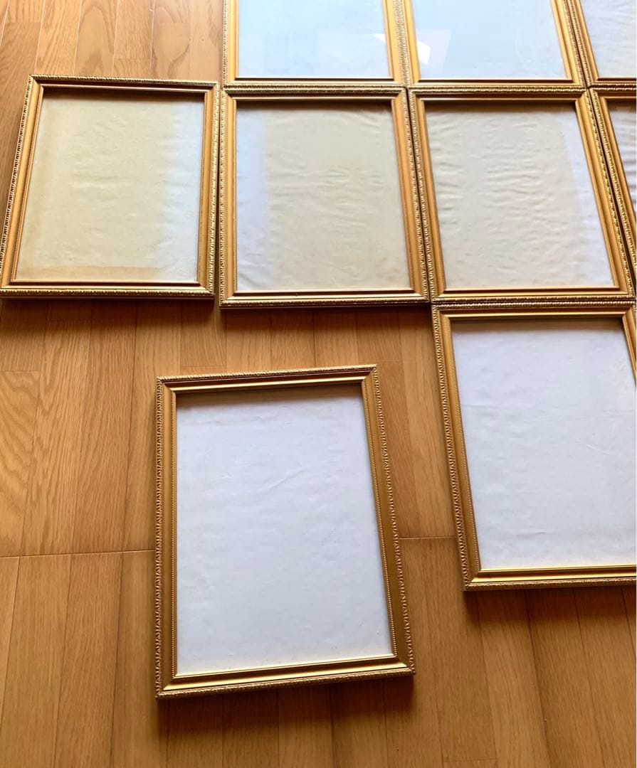 ◆額縁 金縁 まとめ売り10個 アンティーク インテリア ゴールド ゴージャス②