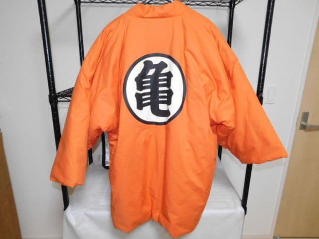 最終価格　はんてん　オレンジアウターLサイズ　生地厚手で温かい　ドラゴンボールZ