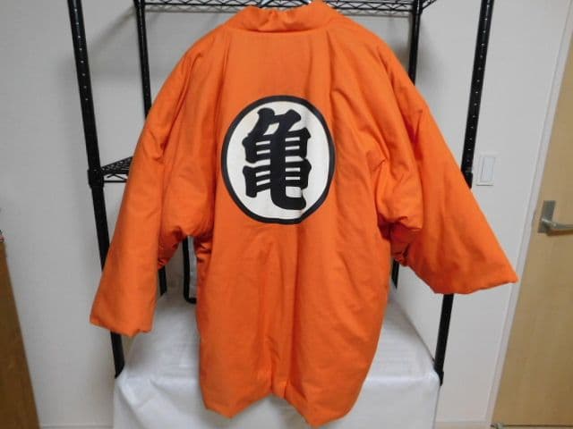 最終価格　はんてん　オレンジアウターLサイズ　生地厚手で温かい　ドラゴンボールZ