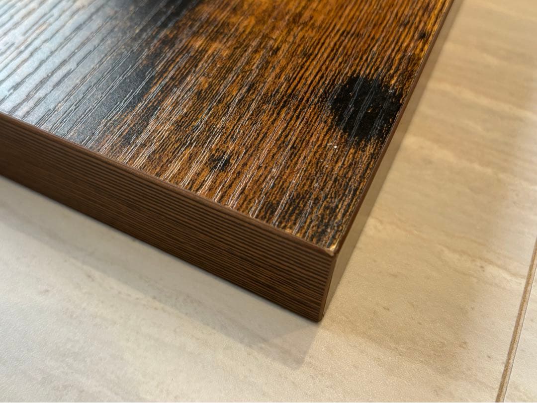 ニトリ　ダイニングテーブル　ステイン　120 MBR