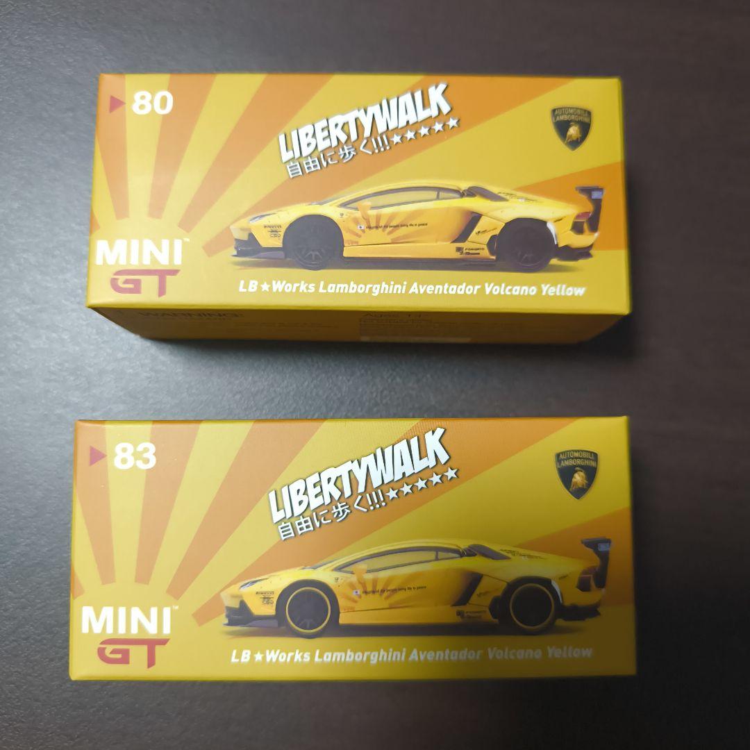 MINIGT LB★Works Lamborghini Aventador 2台