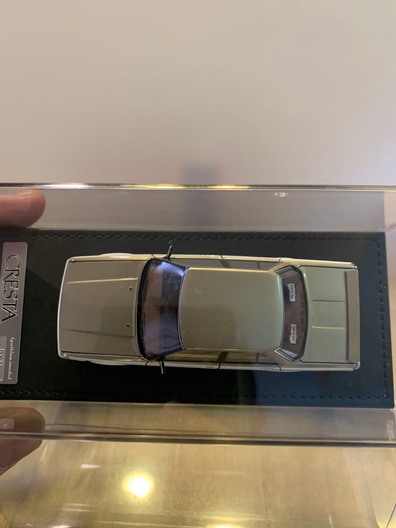 イグニッションモデル　1/43 クレスタ　GX71 ホワイト/ゴールド