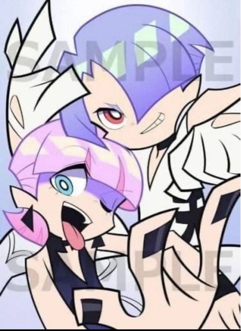 パンティ＆ストッキング ポリポリ 布B2ポスター BD アニメイト特典