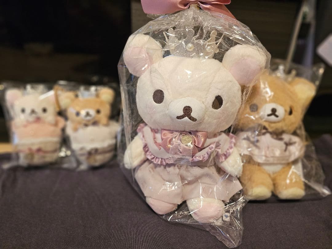 【新品】メゾンドフルール×リラックマぬいぐるみ４点セット