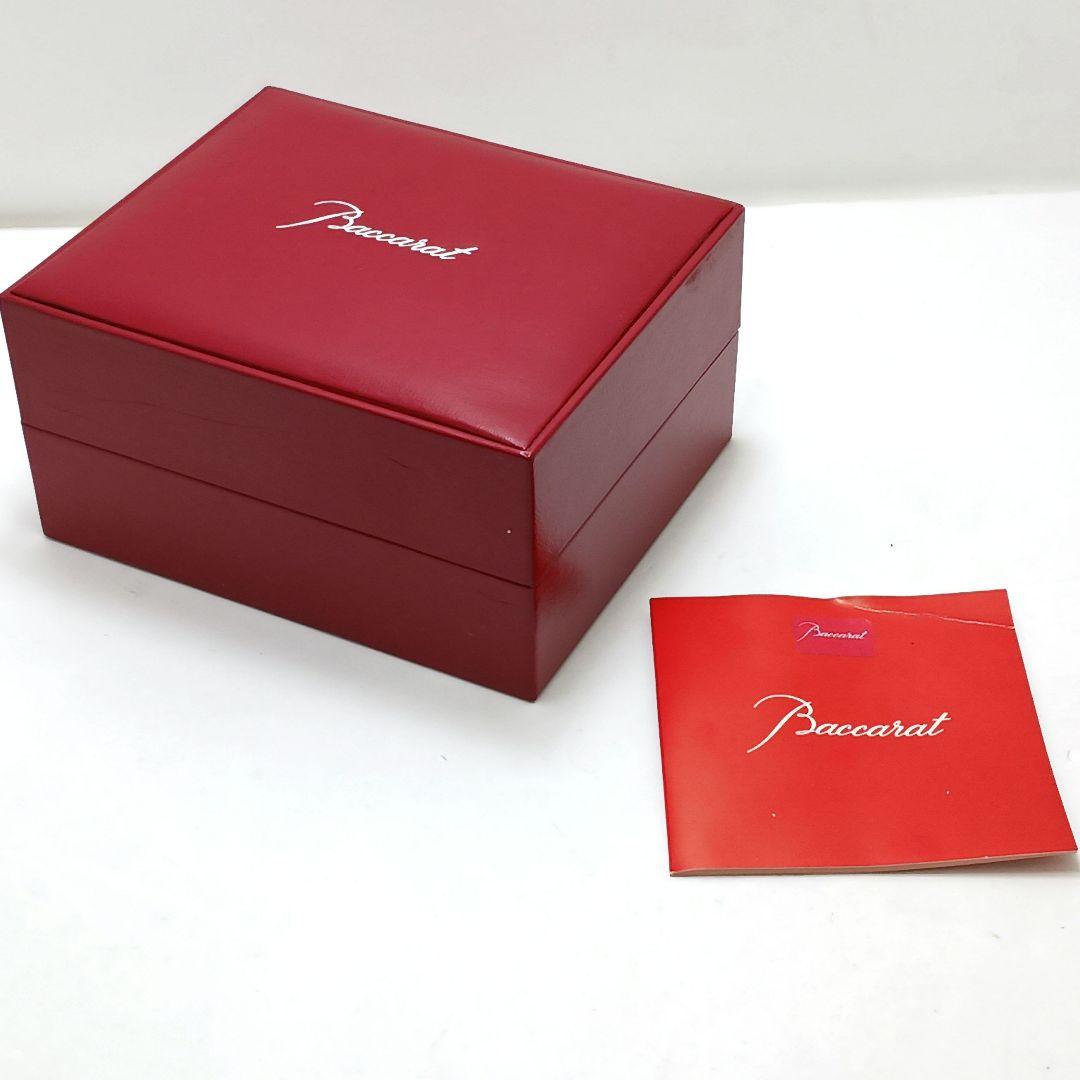 Y2285-3 バカラ ザンザン ハート 赤 レッド ペーパーウェイト 箱付