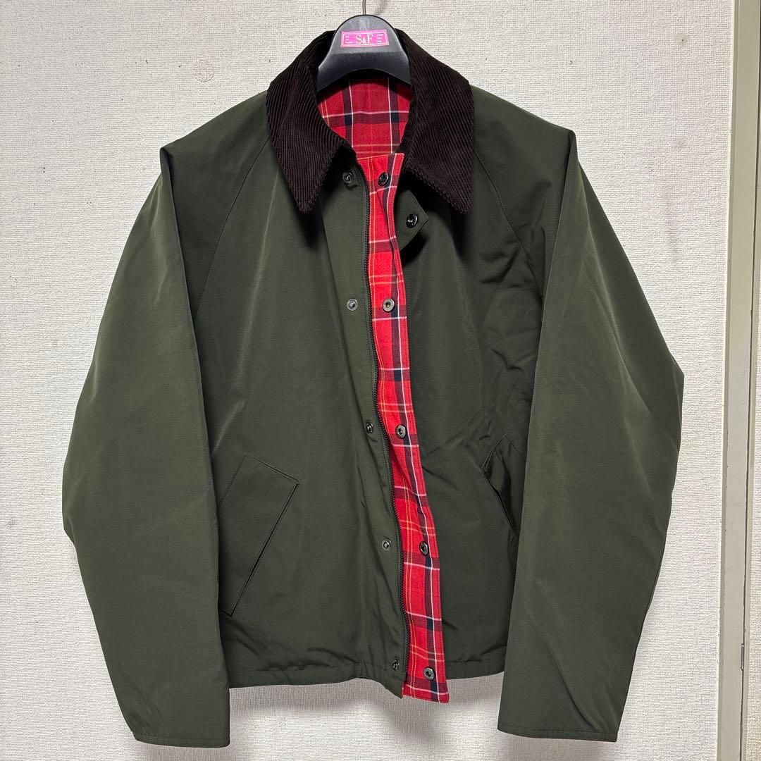 アダムエロペ別注 BARBOUR バブアー TRANSPORT リバーシブル