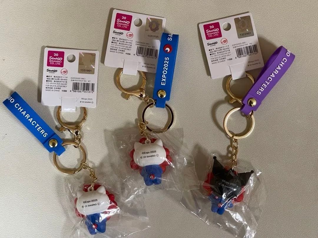 k*n様 ハローキティ クロミEXPO2025 キーホルダー 3個セット(^^)