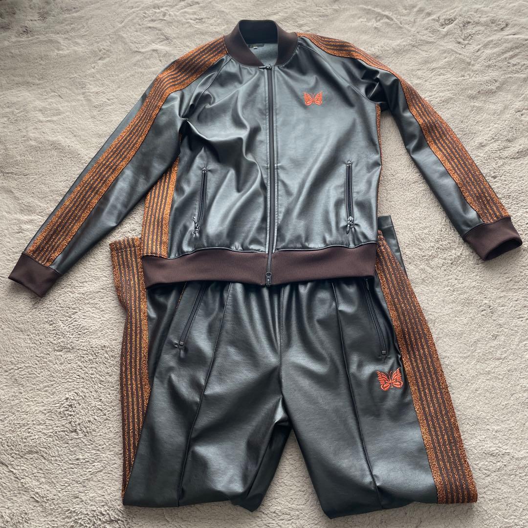 ニードルズ 菅田将暉さん着用モデル フェイクレザー ジャケット セットアップ