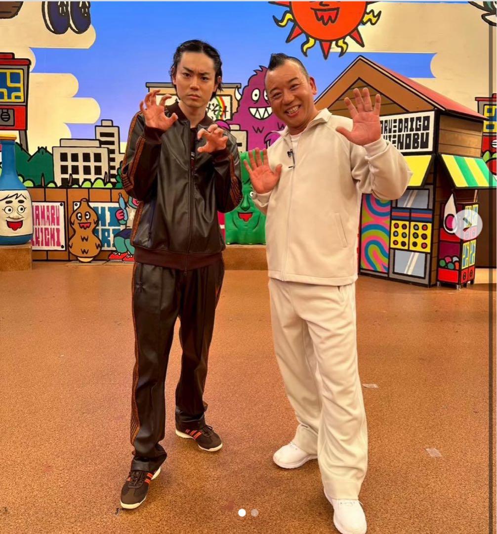 ニードルズ 菅田将暉さん着用モデル フェイクレザー ジャケット セットアップ