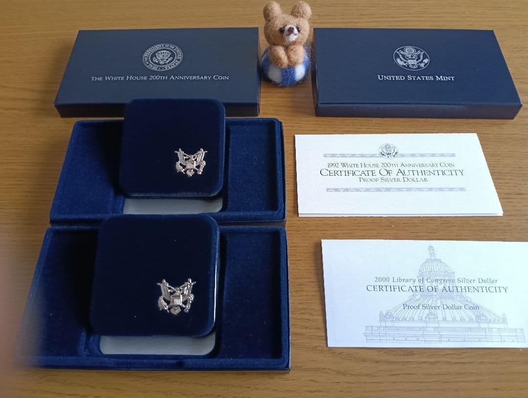 Linshanfuwari様リクエスト　(記念銀貨・メダル セット)　７点