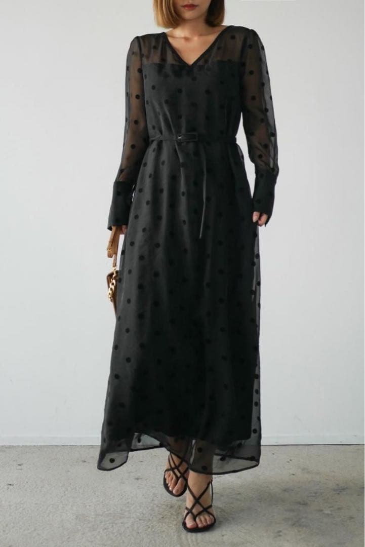 【新品未使用タグ付き】My shawty オケージョンドレス　ブラック　LEJA