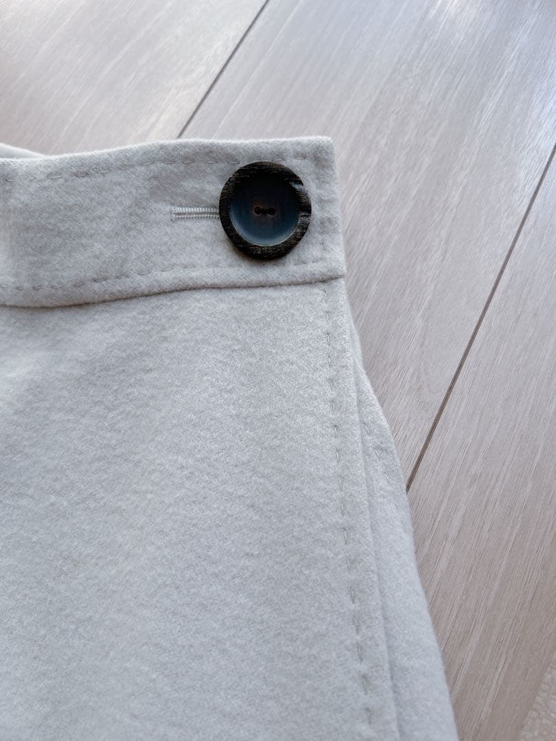 フォクシー　foxeyカシミヤスカート 38 オイスターベージュ