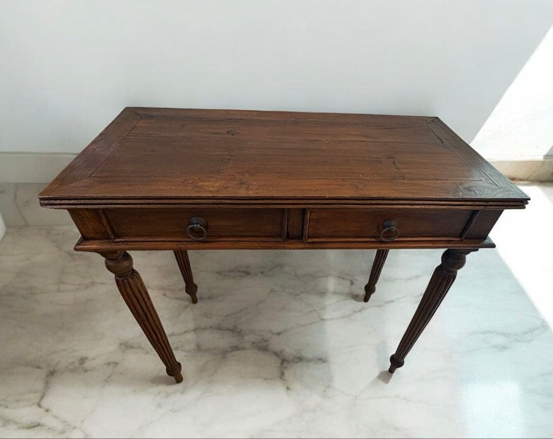 アンティーク コンソールテーブル 猫脚 机 デスク