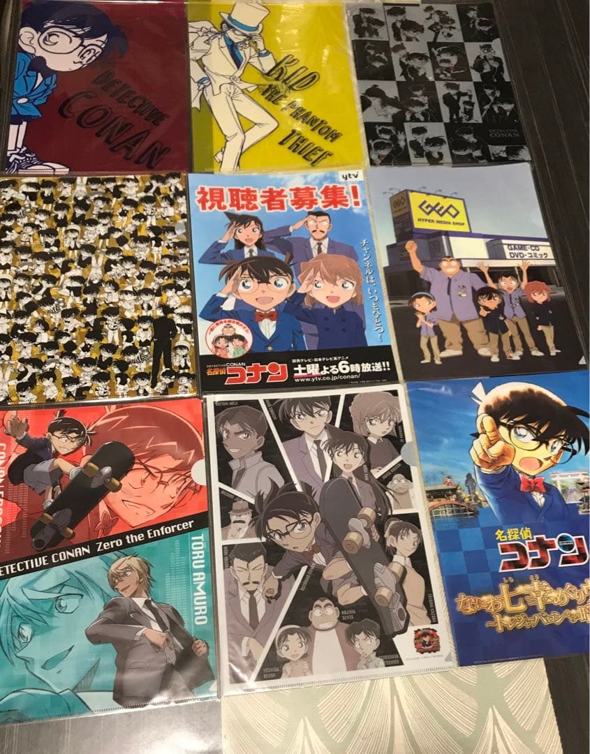名探偵コナン　両面クリアファイル A4サイズ　　19枚