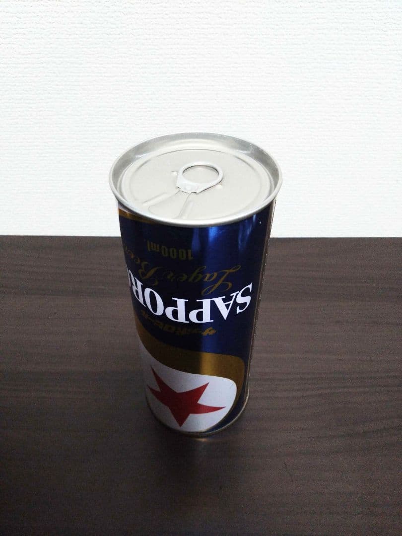 サッポロビール　空き缶　1000ml　自動販売機　見本　サンプル　【未開封】
