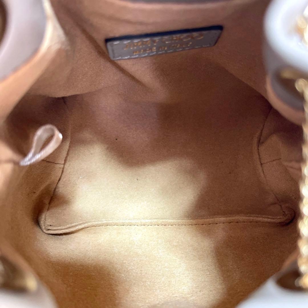 専用品JIMMY CHOO BON BON グレー マイクロ 2WAYバッグ