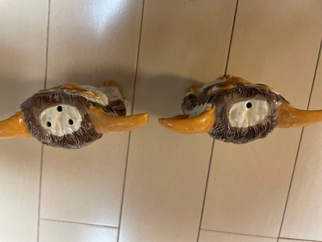 グレムリン 陶器製 2体(ソルト＆ペッパー)、貯金箱 1体 の3体セット