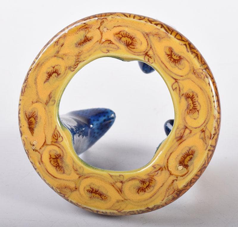 カビゴン　初代徳田八十吉造　蓋置　堀内宗完(兼中斎)書付箱　F　R4176