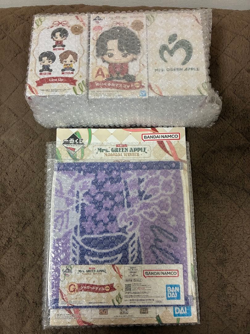一番くじ　Mrs. GREEN APPLE A賞ぬいぐるみ全3種コンプ➕おまけ4