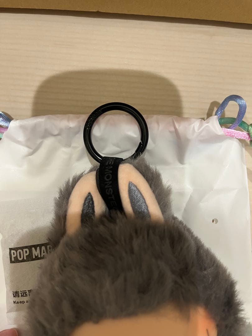 【即日】POPMART ラブブ　エナジー　ぬいぐるみ　シークレット　グレー　ID