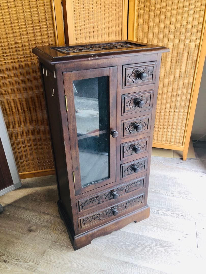 アンティーク　キャビネット