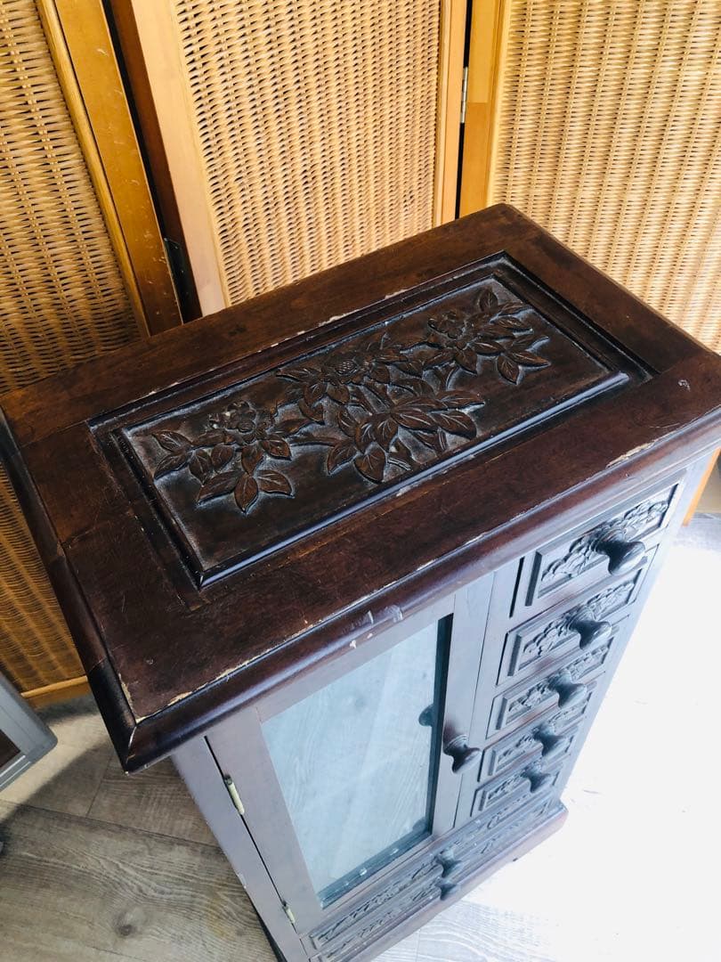 アンティーク　キャビネット