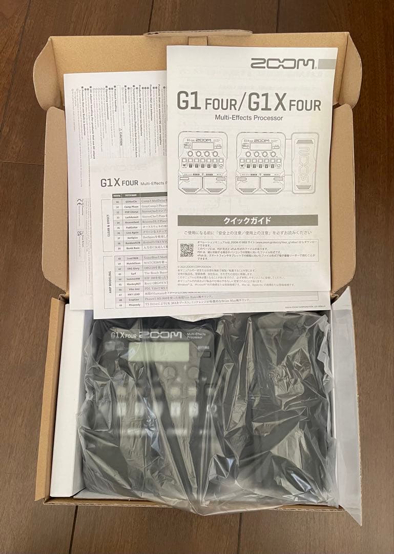 ZOOM G1X FOUR ギターマルチエフェクター AD-16アダプターセット