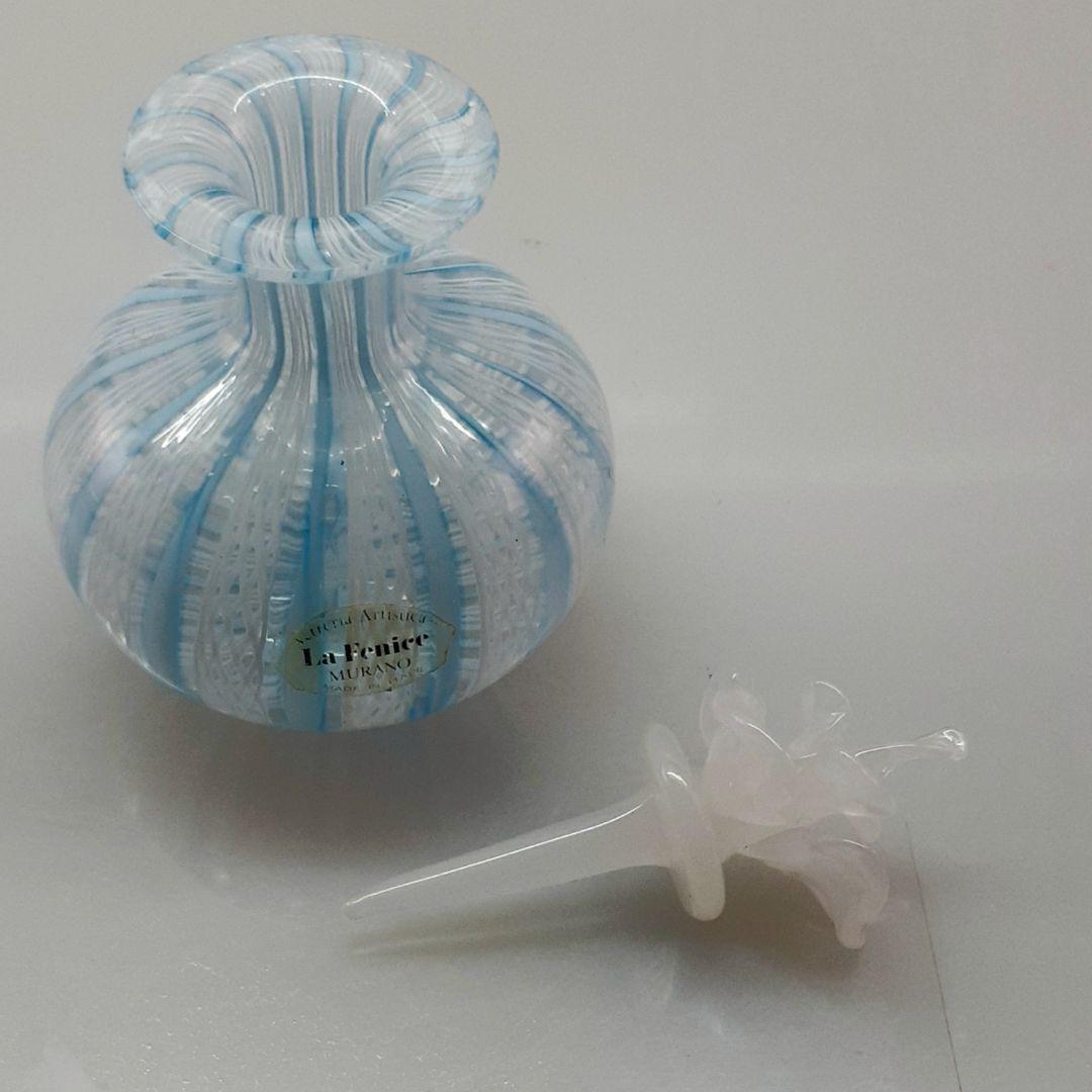 MURANO La Fenice ムラノ 花蓋 香水瓶 パフュームボトル