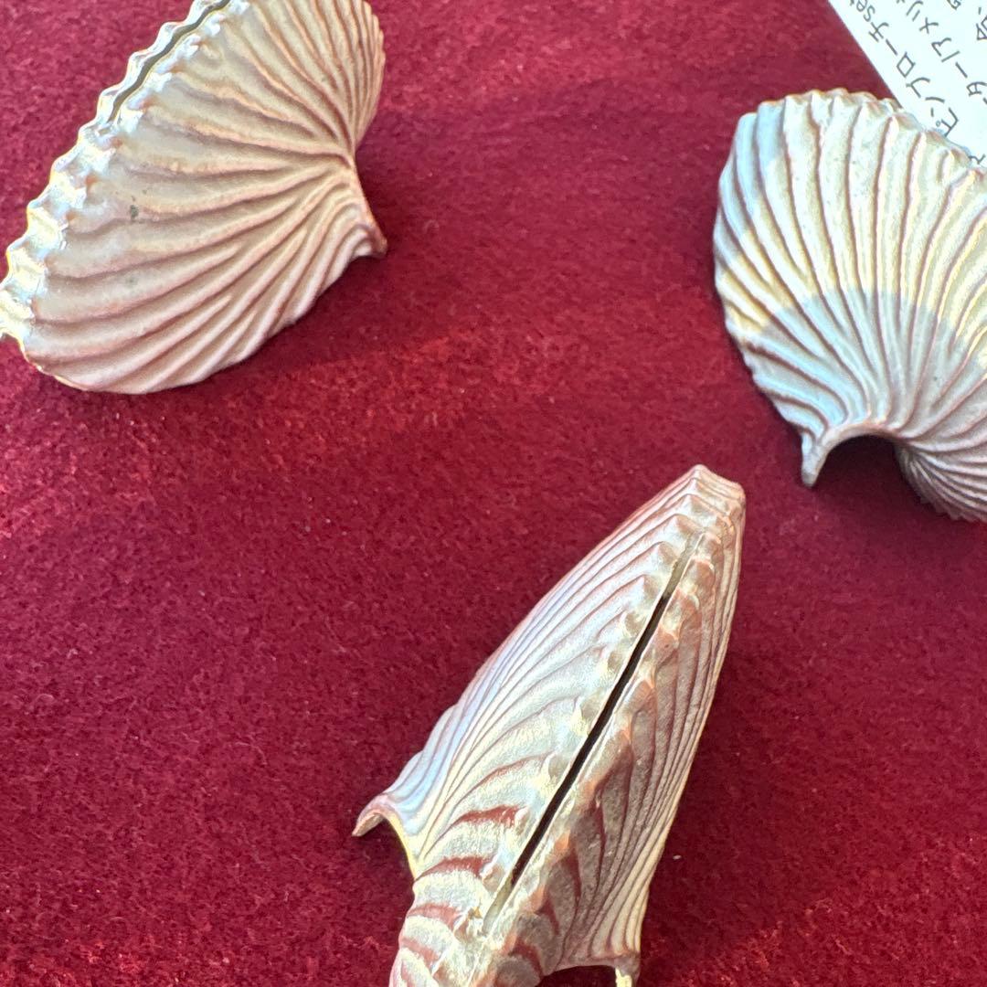 アトリエジュンコ シェル型カードスタンド 4個セット