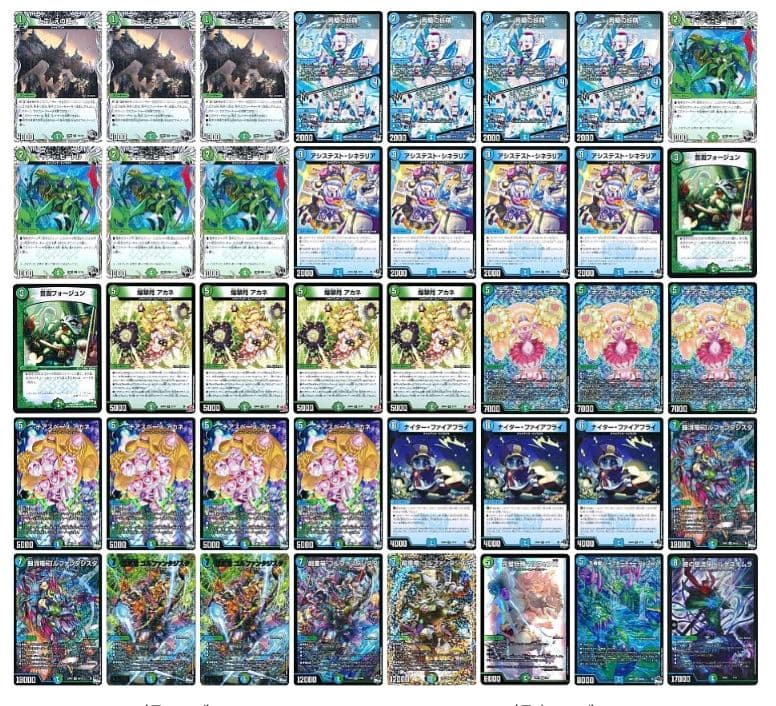 s*a様 デュエルマスターズ　青緑ジャイアントデッキ+調整パーツ