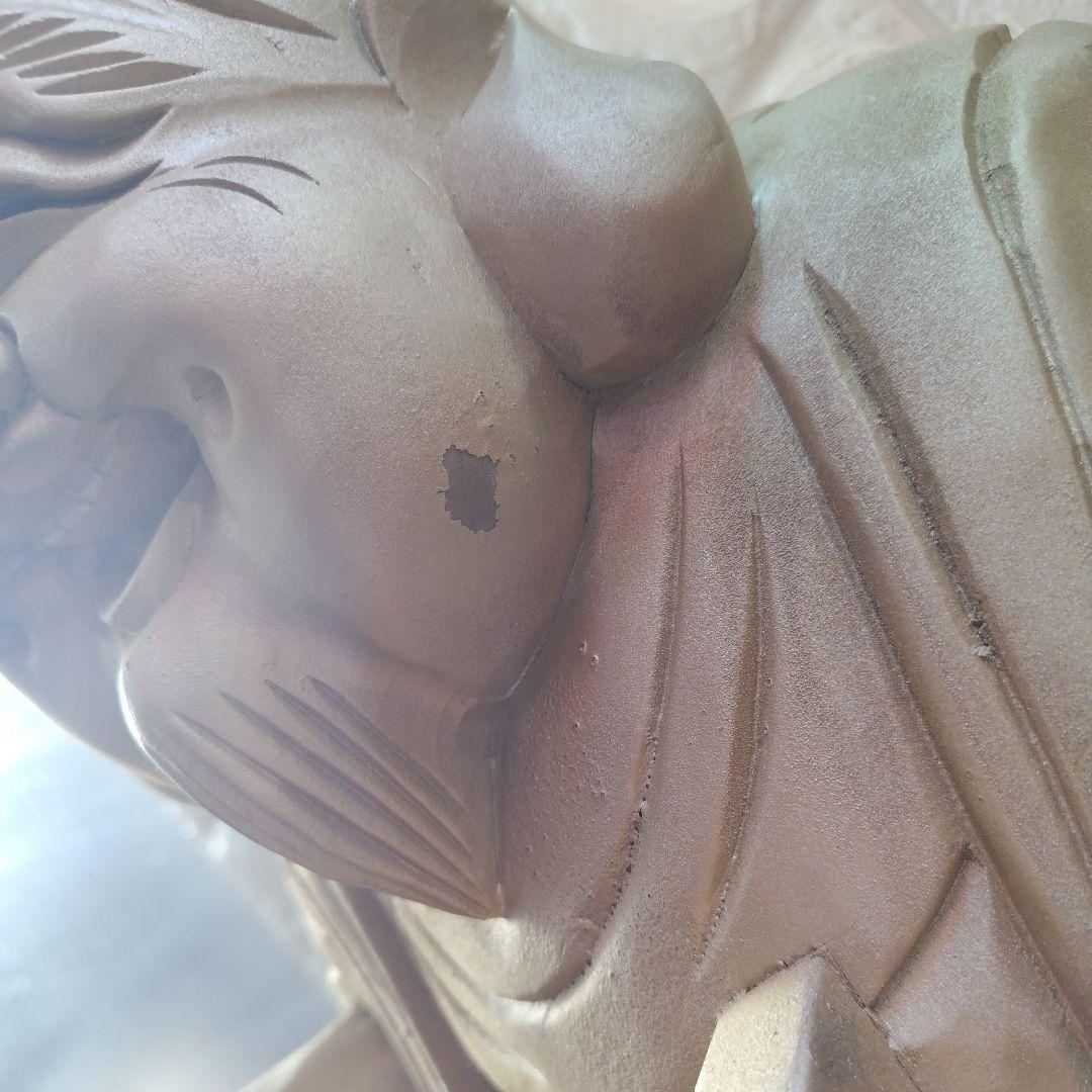 恵比寿 様 木彫り Japanese Wooden Ebisu