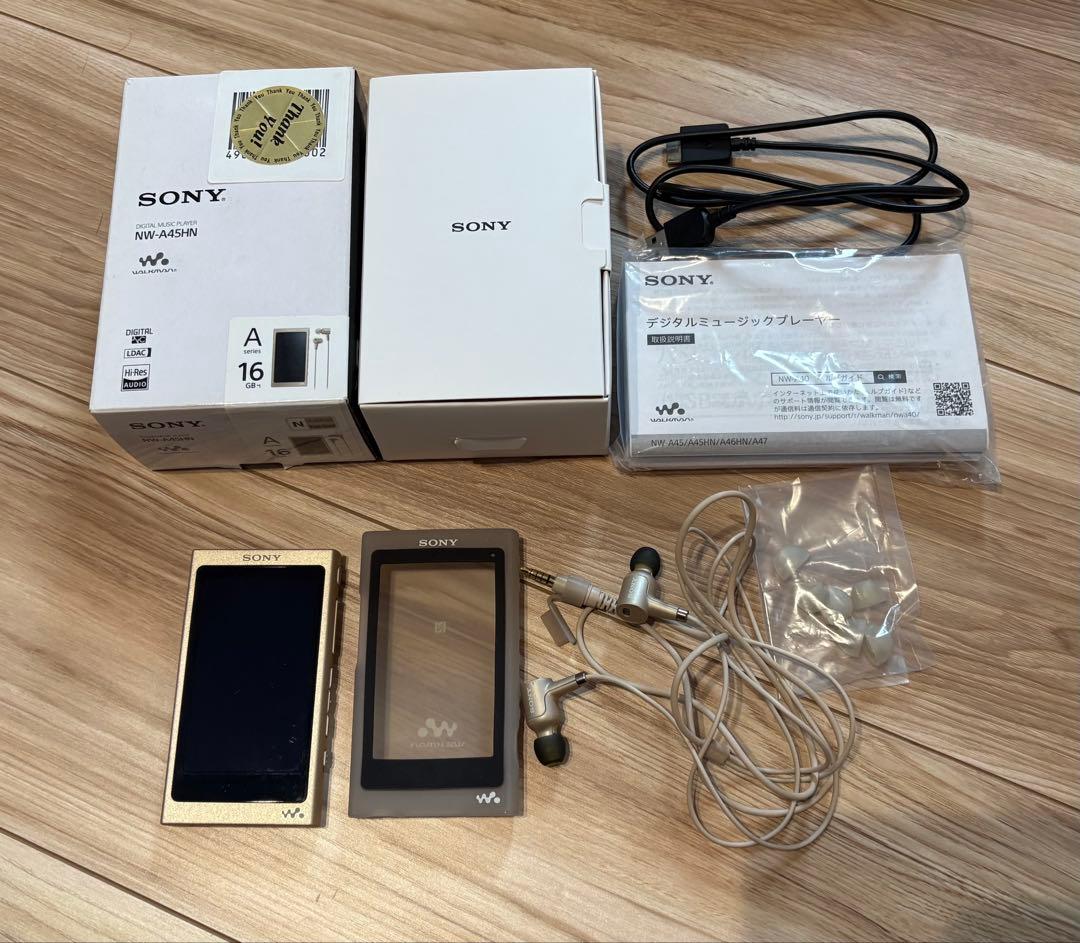 SONY NW-A45HN デジタルオーディオプレーヤー　ペールゴールド16GB