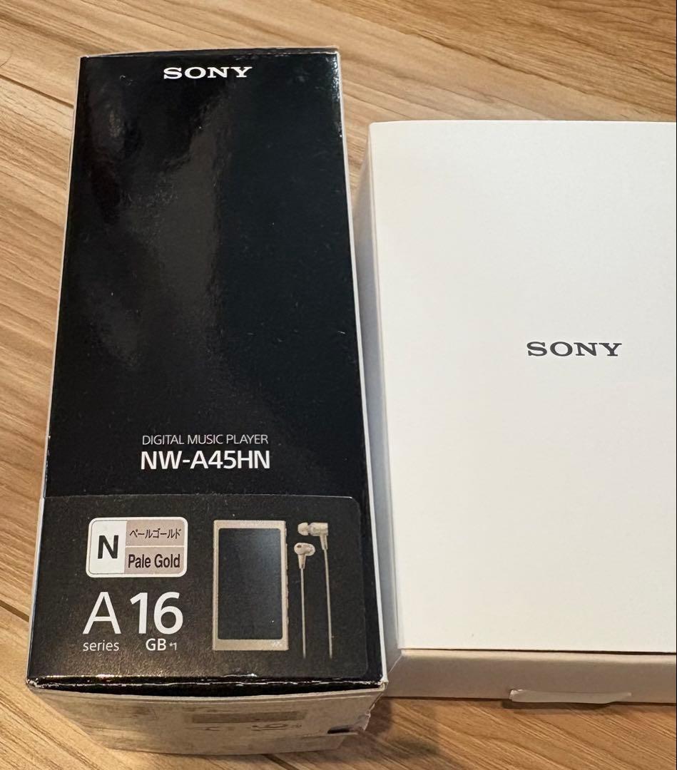 SONY NW-A45HN デジタルオーディオプレーヤー　ペールゴールド16GB