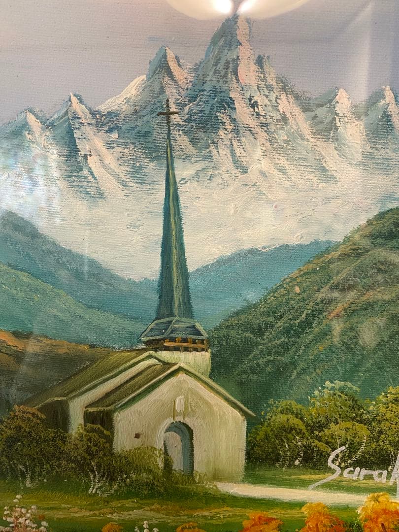 風景画 油彩画 Searl 作