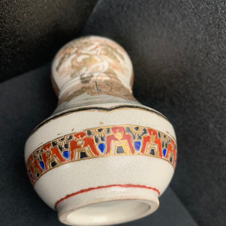 薩摩焼？京焼？京薩摩？　金彩絵付　瓢箪　振出し　茶道具　SATSUMA