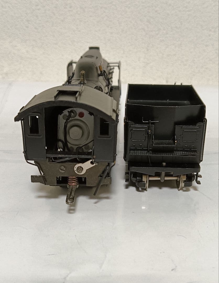 HOゲージ カツミ Ｄ51半流蒸気機関車、カンモーター、メンテナンス済