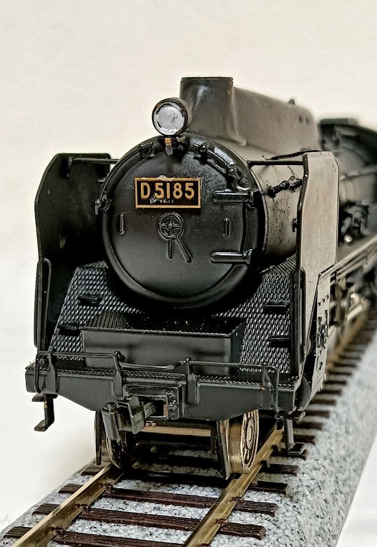 HOゲージ カツミ Ｄ51半流蒸気機関車、カンモーター、メンテナンス済