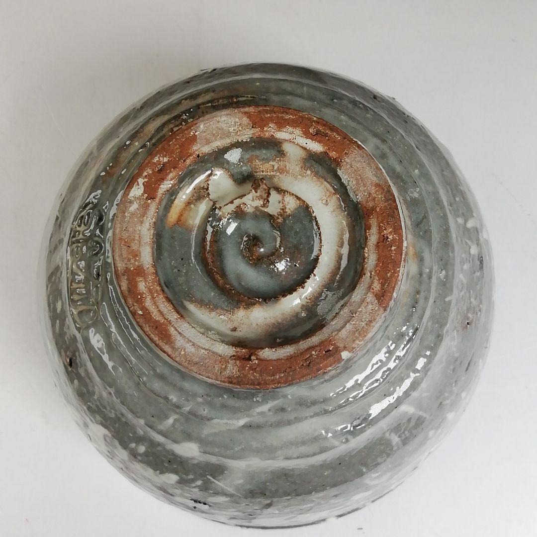 Ｗ２８　茶碗　『雪笹』『浅見与し三造 造』　共箱　抹茶碗　茶道具