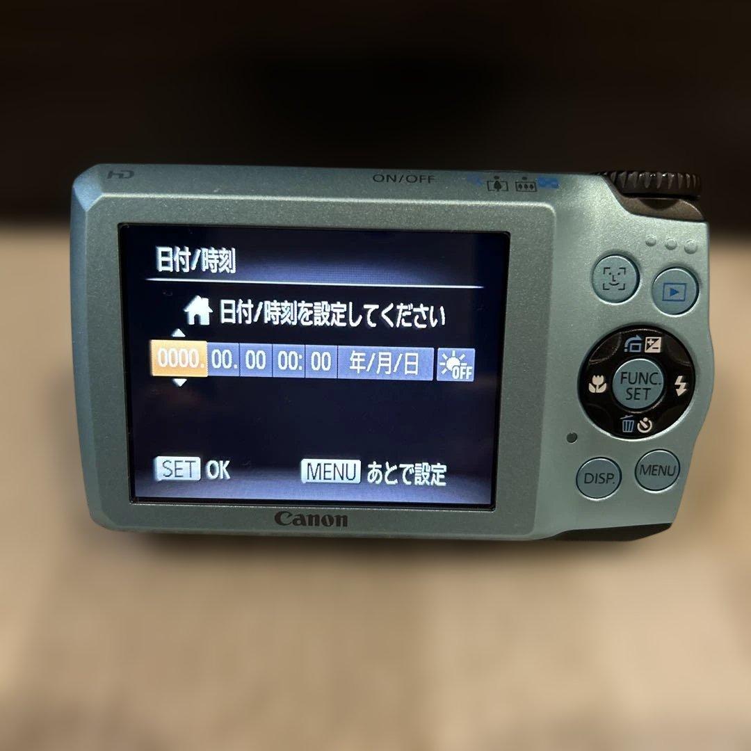 Canon キャノン PowerShot A3200IS デジカメ ブルー