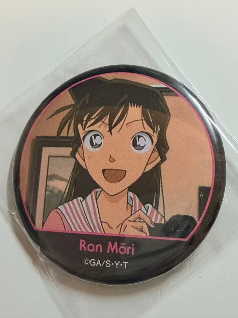 名探偵コナン 毛利　蘭　缶バッジ