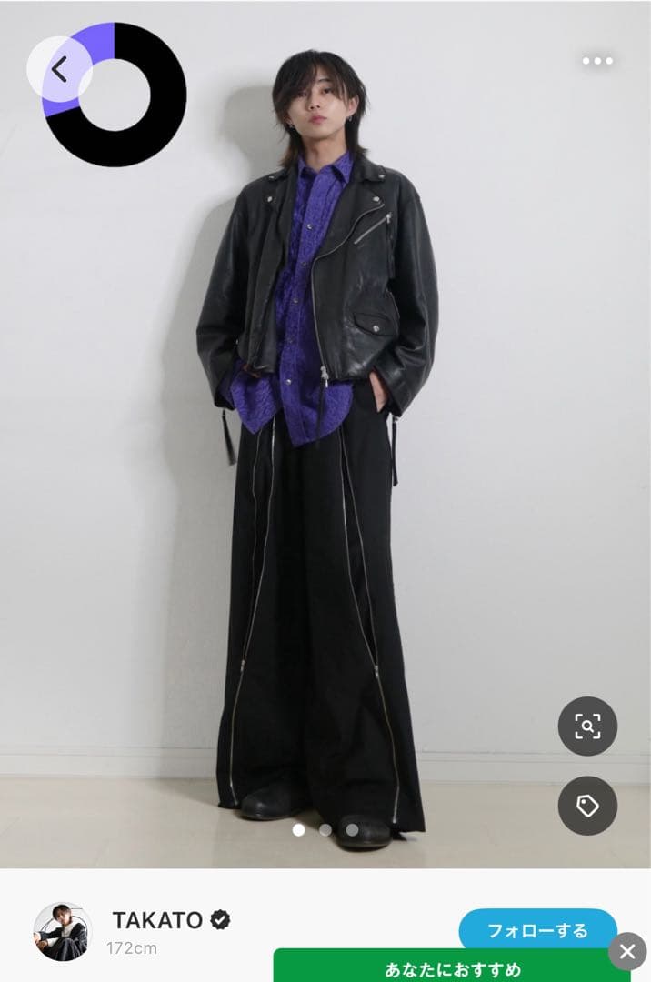 値下げ交渉可能 ラムレザープライムオーバーダブルライダースジャケット