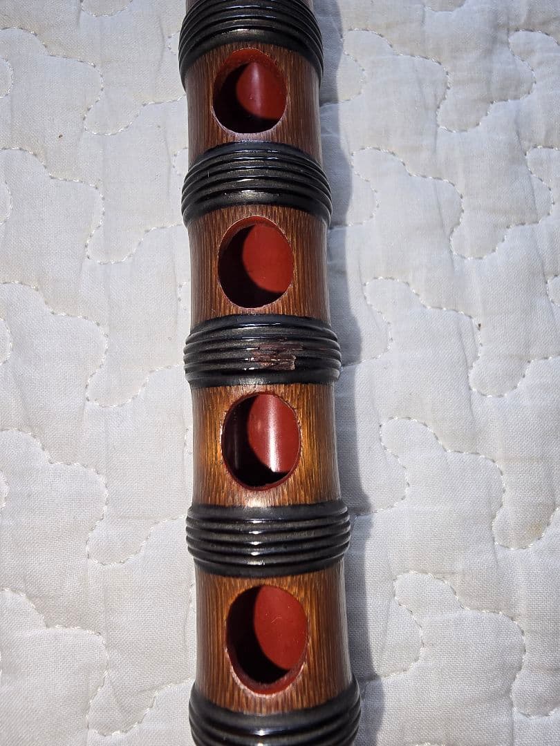 龍笛 本管 黒(Ryoryoさま専用)