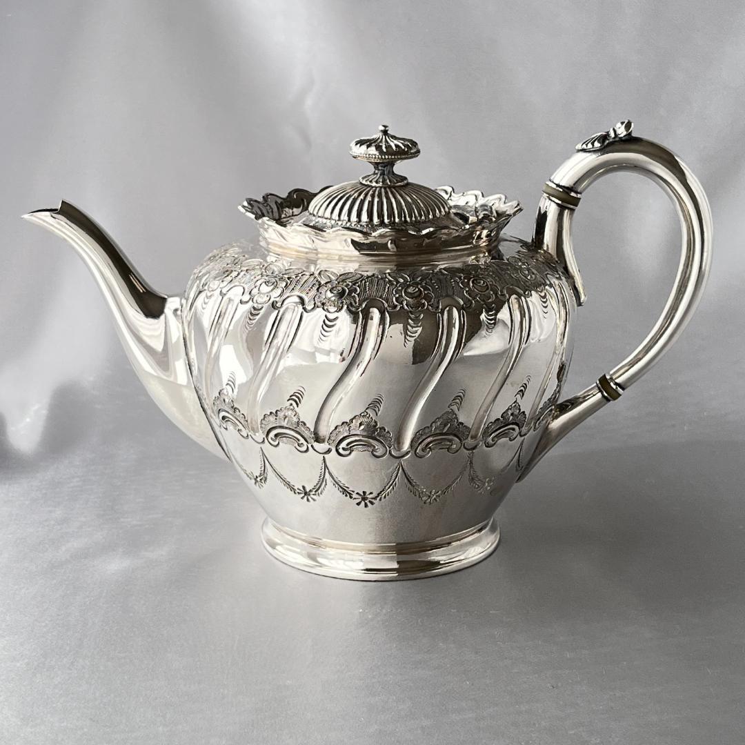 【James Dixon 】 ビクトリアン ティーセット 3点 ティーポット