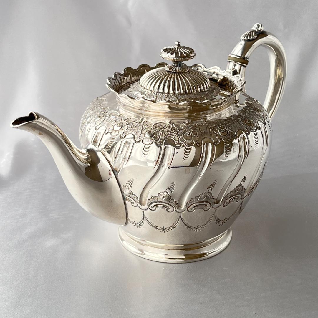 【James Dixon 】 ビクトリアン ティーセット 3点 ティーポット