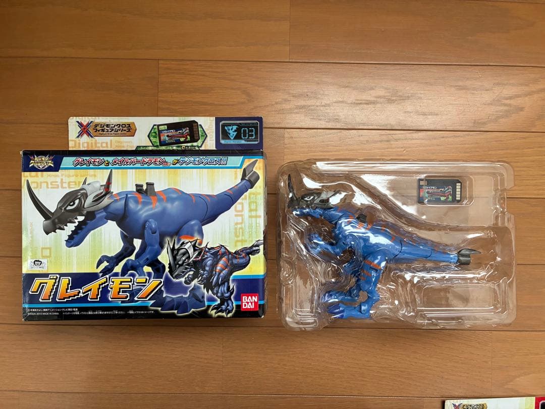 【公式】デジモンクロスウォーズ フィギュア4体 デジメモリ付