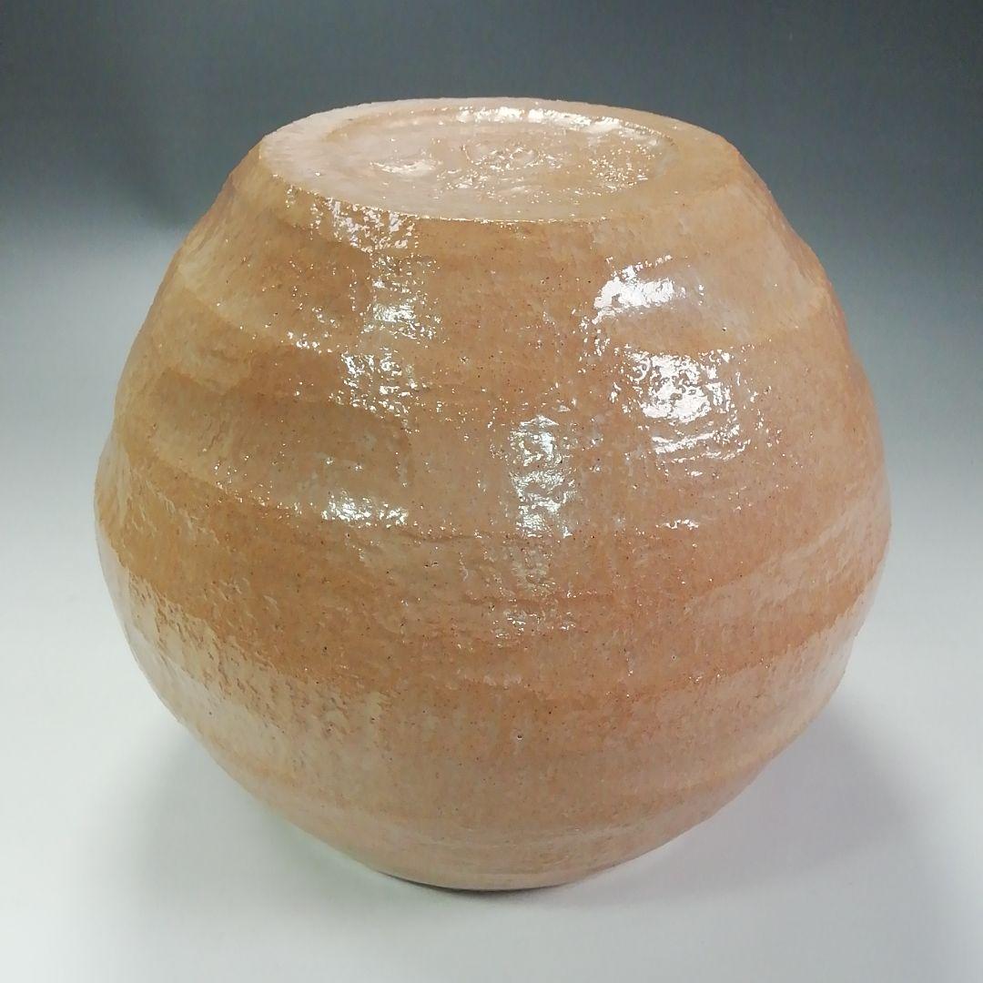 Ｓ３４１　水指　『白楽　水指』『佐々木昭楽作』　共箱　茶道具