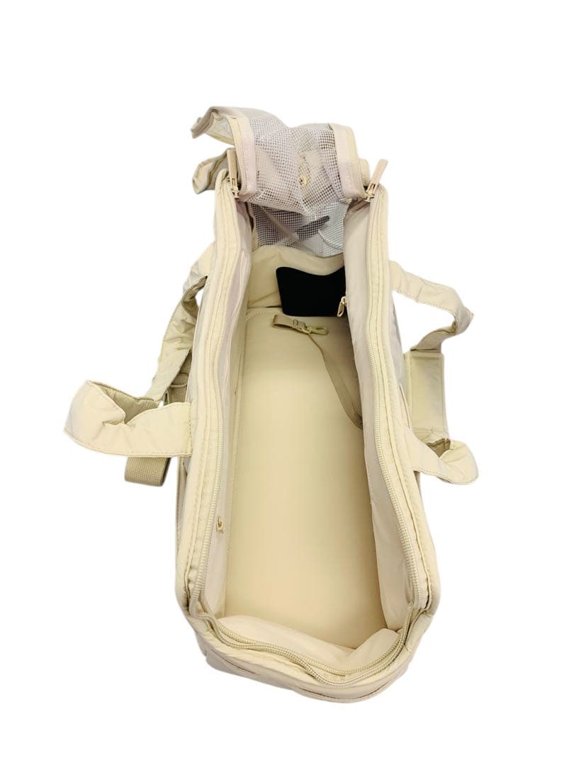 【開封済・未使用】monchéri ペットトートバッグ 犬 ペット ベージュ S