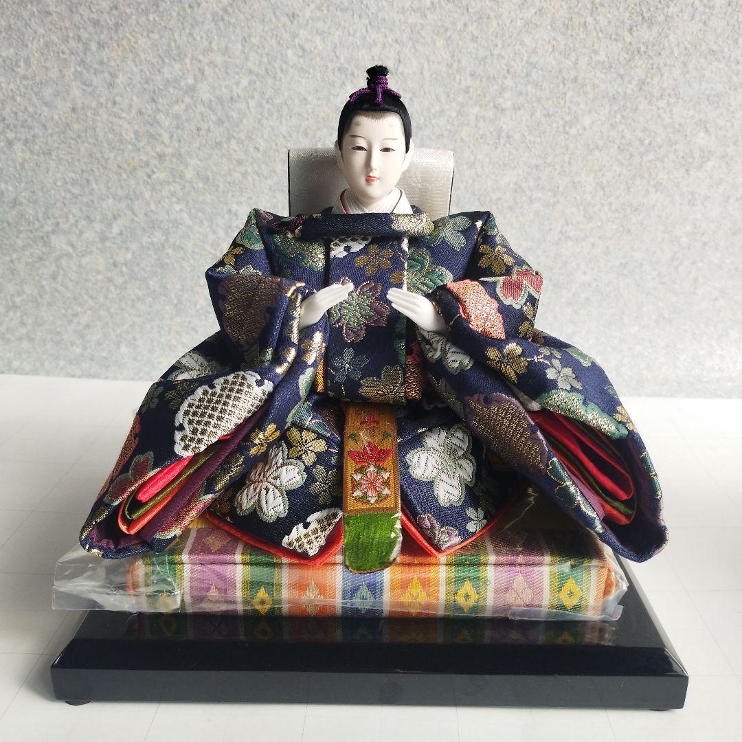 【 未使用・長期保管品】［ひな飾り］内裏雛（男雛 女雛）・親王台