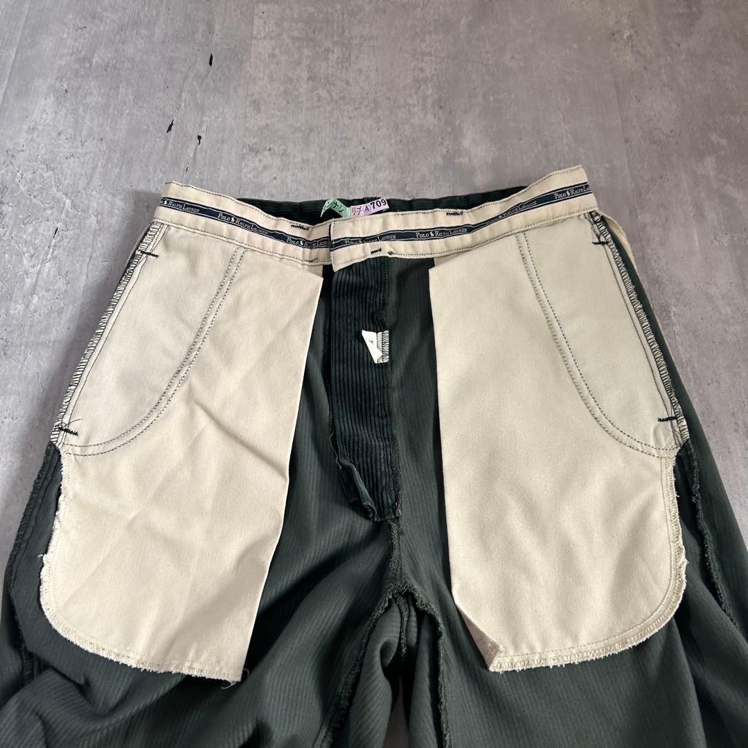 ポロラルフローレン ポロコーズ 太畝コーデュロイ 深緑 W30 ドミニカ製