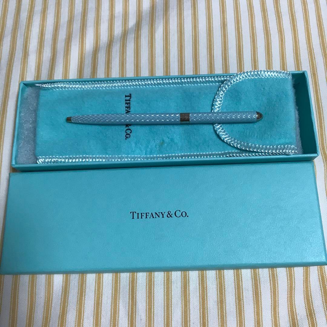未使用品Tiffany & Co. 水色 ボールペン 本体